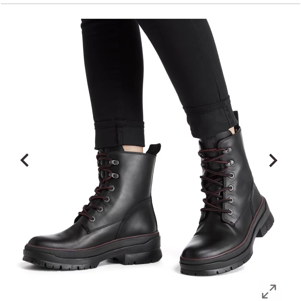 Timberland Malynn EK Waterproof Combat Lace Up Boots